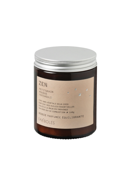 Fariboles - Bougie parfumée artisanale Zen 140g