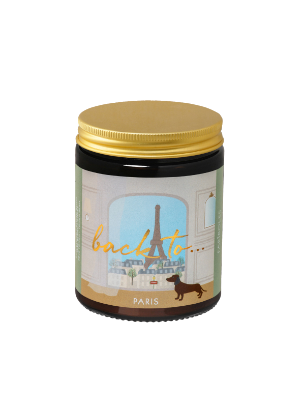 Fariboles - Bougie parfumée artisanale Back to Paris 140g