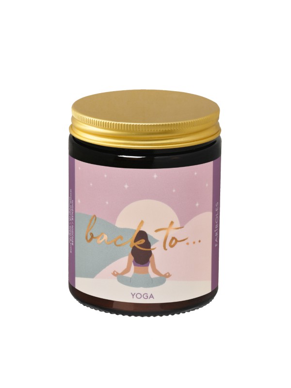 Fariboles - Bougie parfumée artisanale Back to Yoga 140g