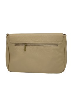Paquerette Sac bandoulière cuir Mix Taupe Irisé