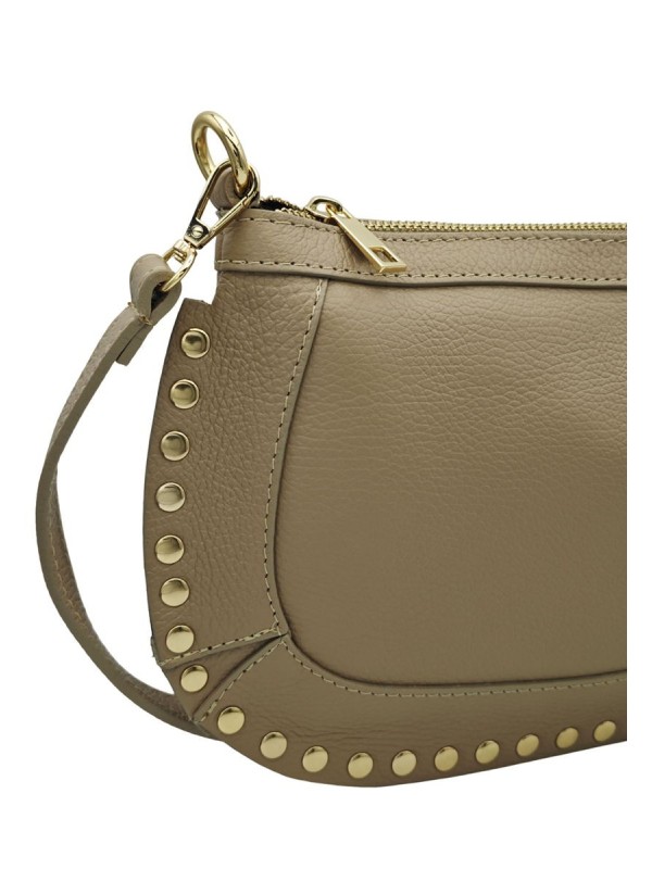 Soleil Chic Pochette Bandouliere Cloute Taupe