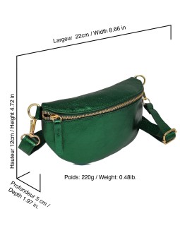 Demi Lune 1258 Vert Irisé