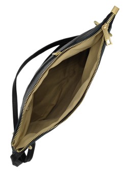 Ami Sac bandoulière cuir Noir