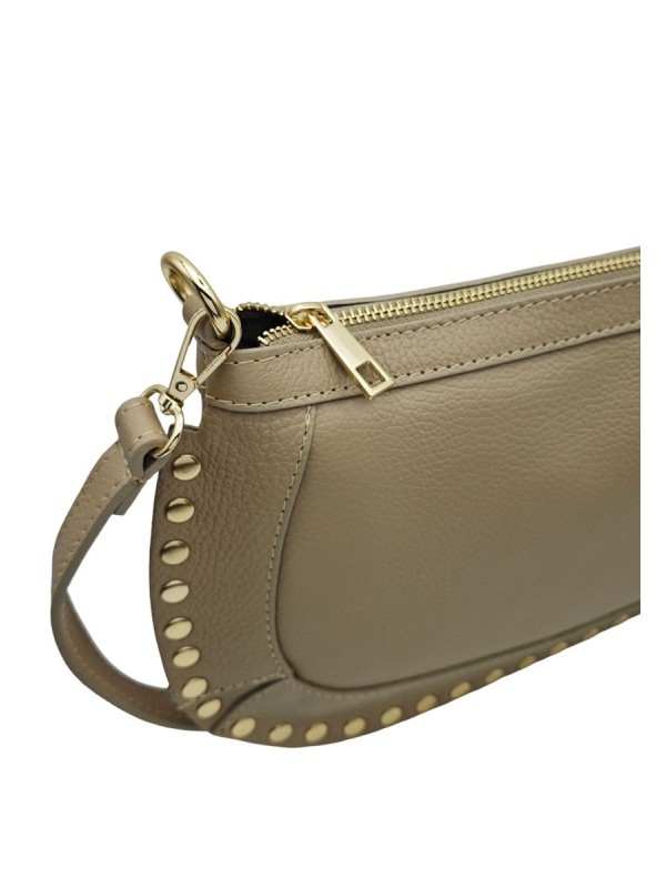 Soleil Chic Pochette Bandouliere Cloute Taupe