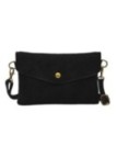 Soleil Chic Pochette bandoulière Camomille Noir Nubuck