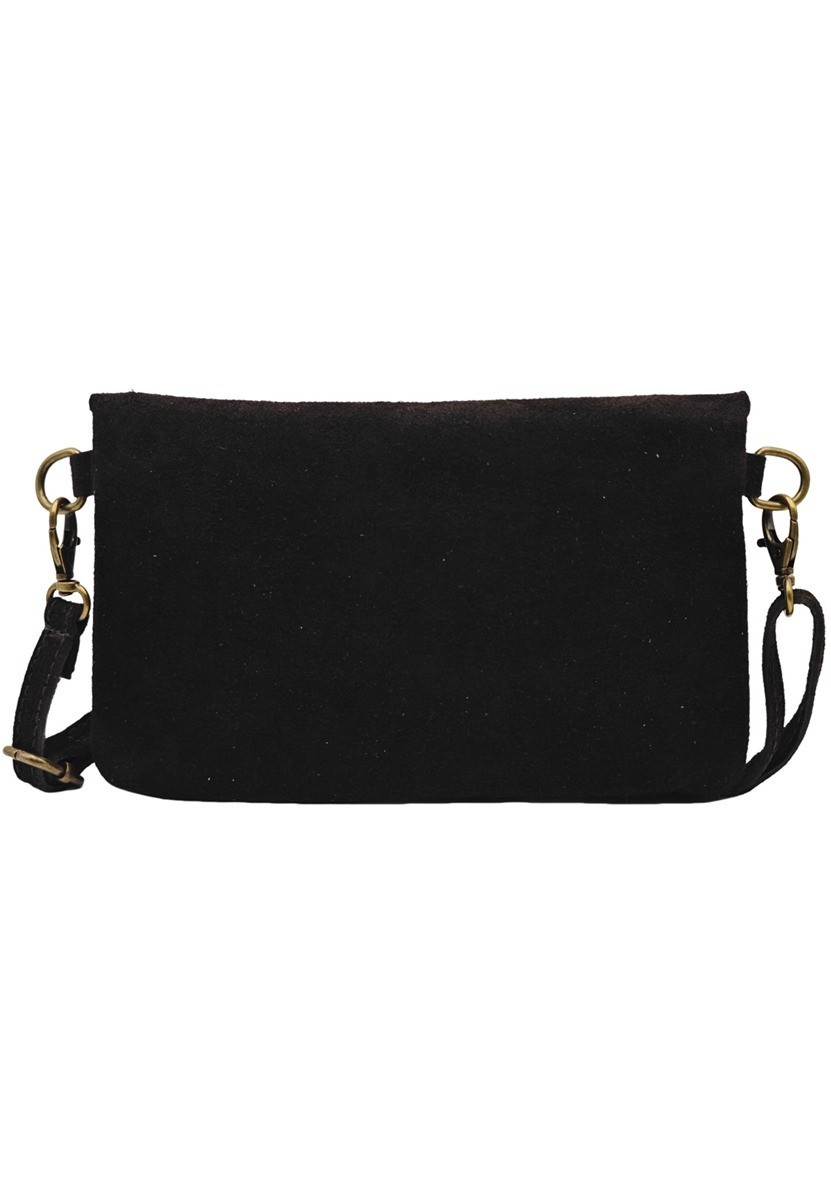 Soleil Chic Pochette bandoulière Camomille Noir Nubuck