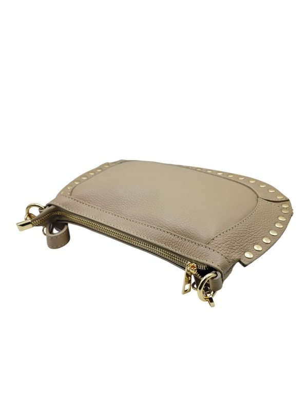 Soleil Chic Pochette Bandouliere Cloute Taupe