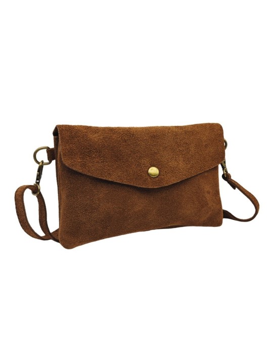 Soleil Chic Pochette bandoulière Camomille Camel Nubuck