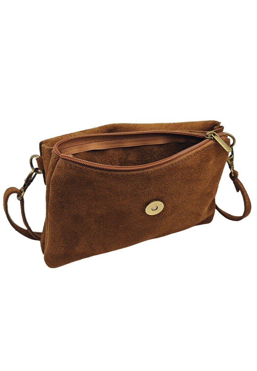 Soleil Chic Pochette bandoulière Camomille Camel Nubuck