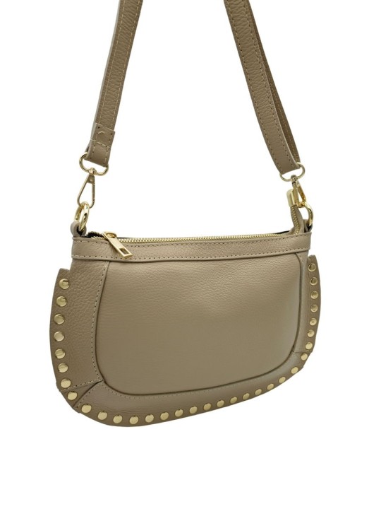 Soleil Chic Pochette Bandouliere Cloute Taupe