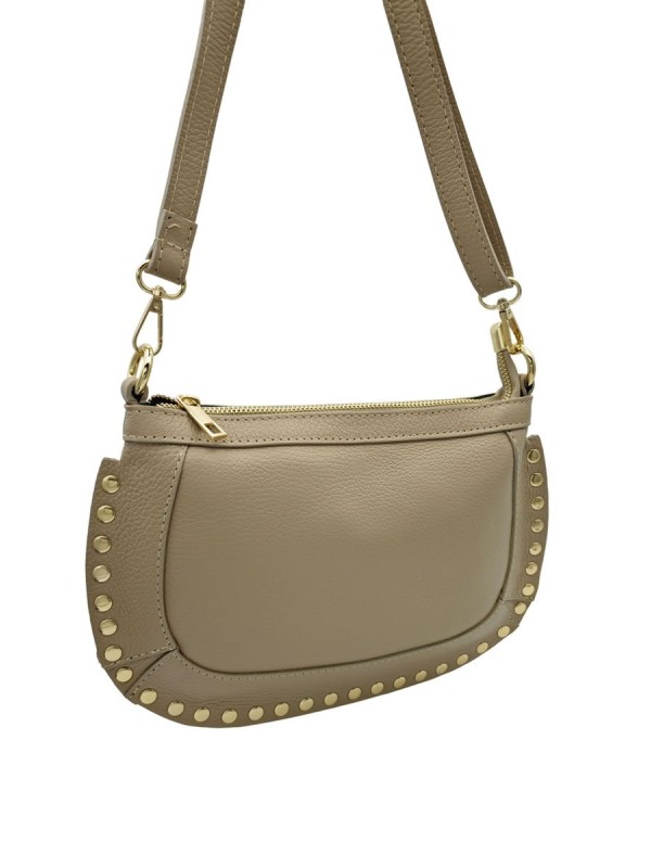 Soleil Chic Pochette Bandouliere Cloute Taupe