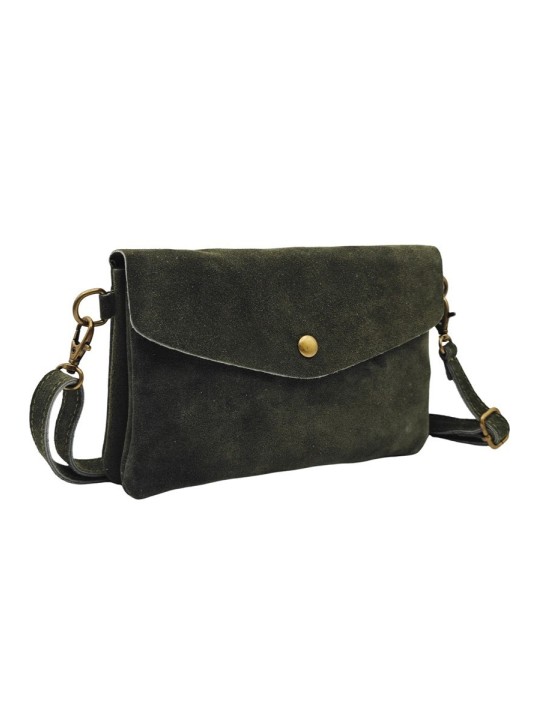 Soleil Chic Pochette bandoulière Camomille Kaki Nubuck