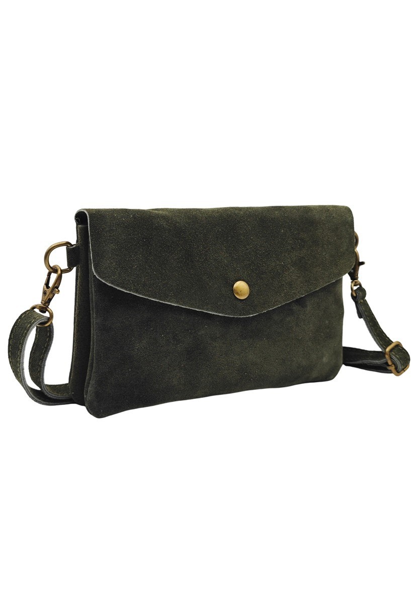 Soleil Chic Pochette bandoulière Camomille Kaki Nubuck