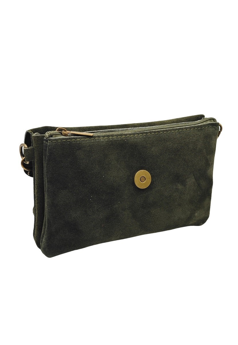 Soleil Chic Pochette bandoulière Camomille Kaki Nubuck