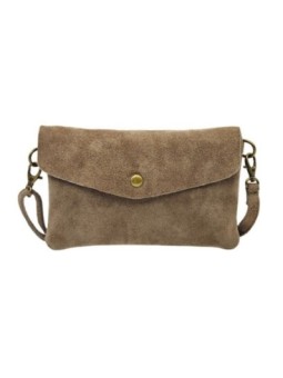 Soleil Chic Pochette bandoulière Camomille Taupe Nubuck