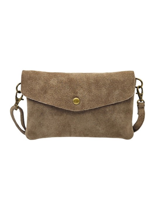 Soleil Chic Pochette bandoulière Camomille Taupe Nubuck