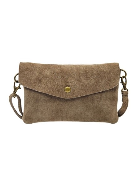 Soleil Chic Pochette bandoulière Camomille Taupe Nubuck