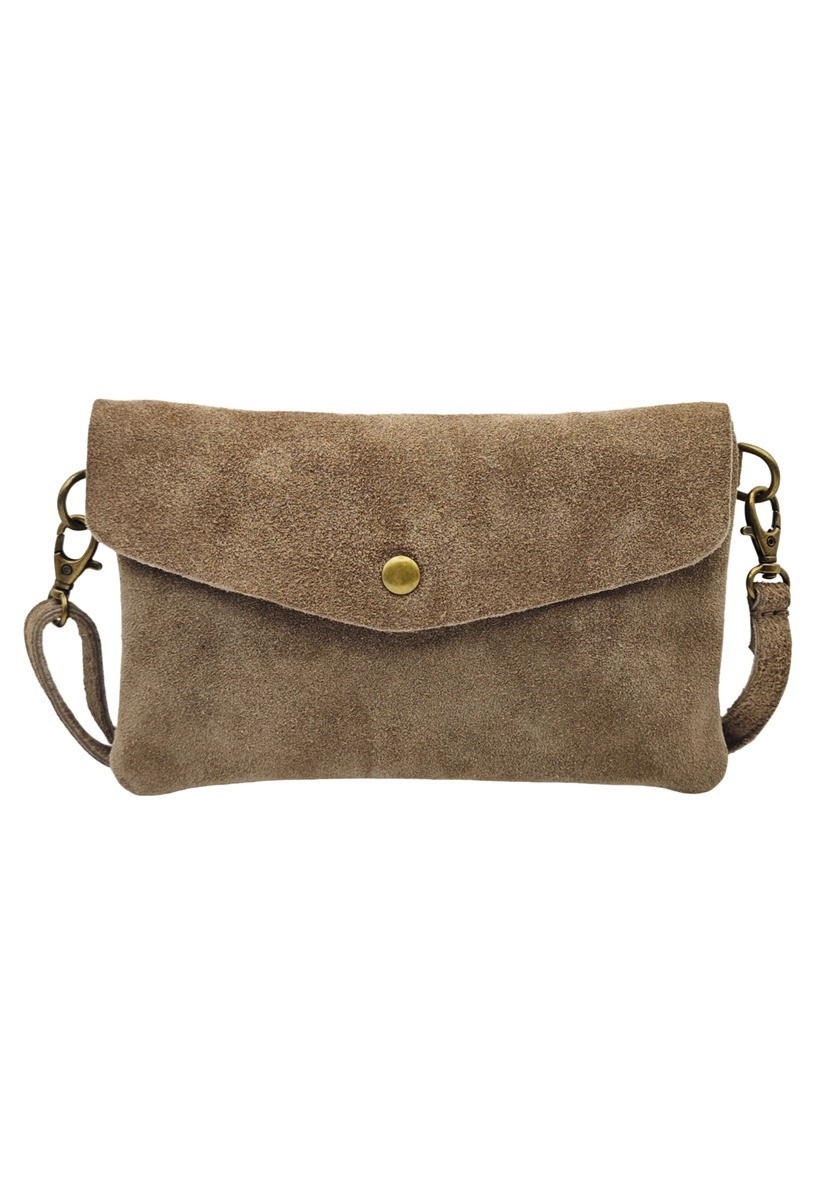 Soleil Chic Pochette bandoulière Camomille Taupe Nubuck