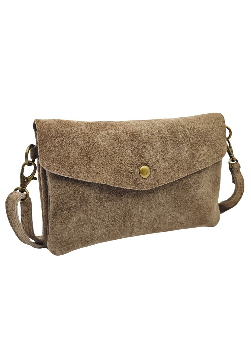 Soleil Chic Pochette bandoulière Camomille Taupe Nubuck