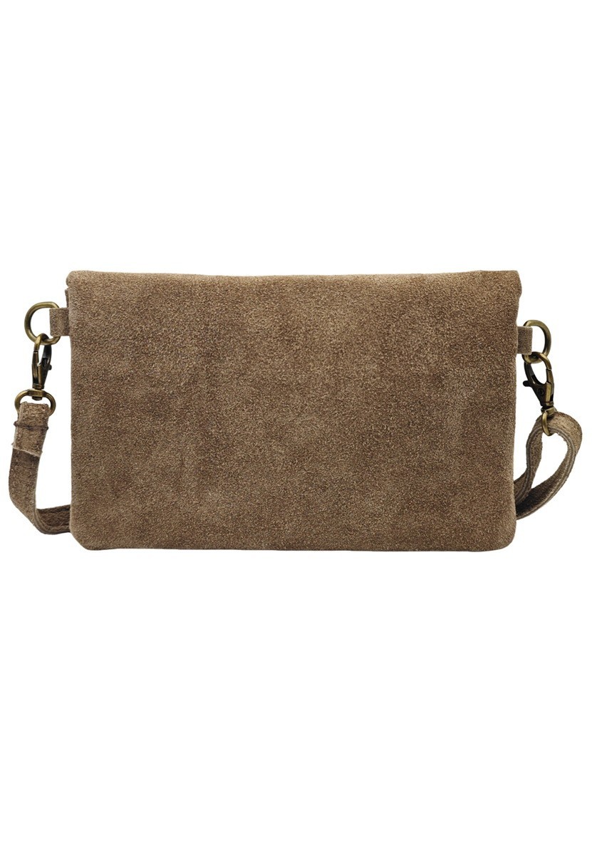 Soleil Chic Pochette bandoulière Camomille Taupe Nubuck