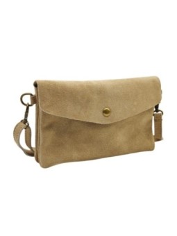 Soleil Chic Pochette bandoulière Camomille Beige Nubuck