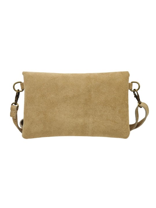 Soleil Chic Pochette bandoulière Camomille Beige Nubuck