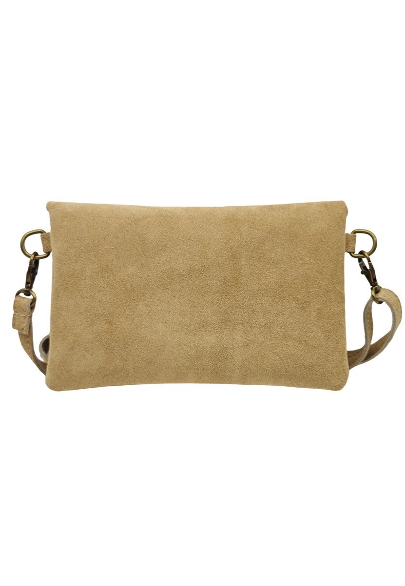 Soleil Chic Pochette bandoulière Camomille Beige Nubuck