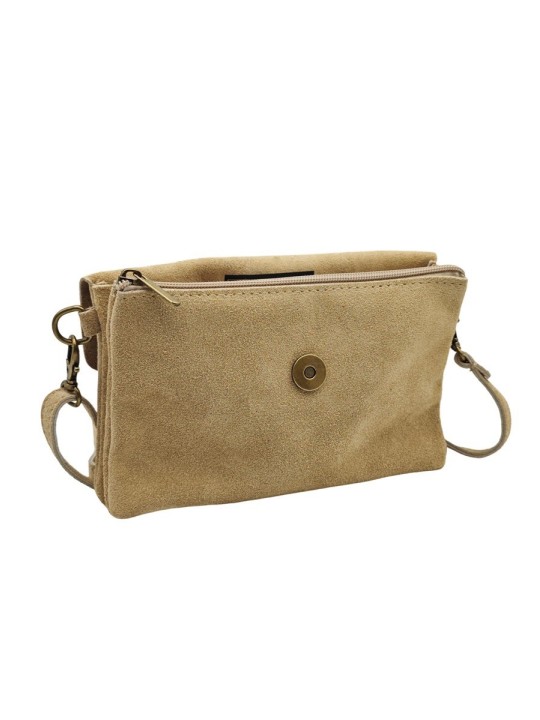 Soleil Chic Pochette bandoulière Camomille Beige Nubuck