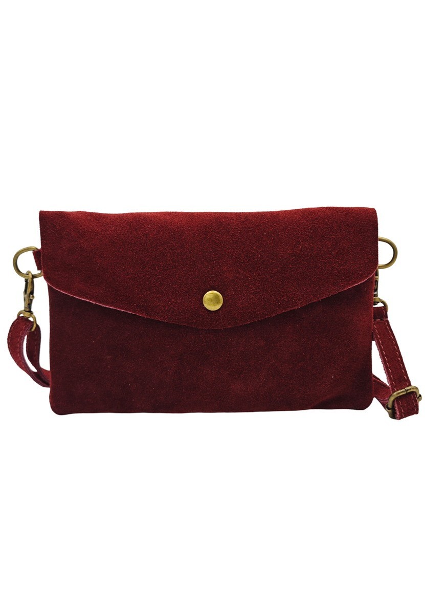 Soleil Chic Pochette bandoulière Camomille Rouge Nubuck