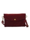 Soleil Chic Pochette bandoulière Camomille Rouge Nubuck