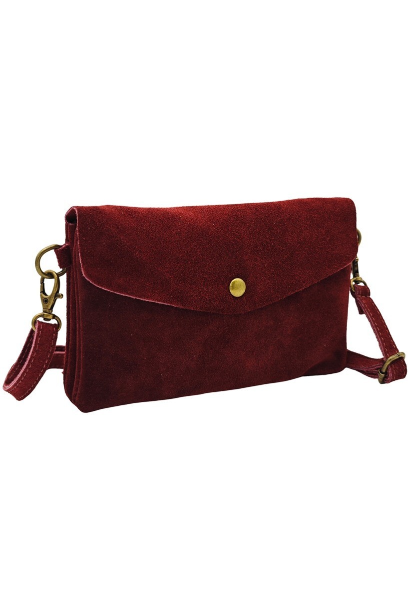 Soleil Chic Pochette bandoulière Camomille Rouge Nubuck