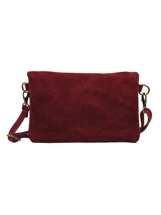 Soleil Chic Pochette bandoulière Camomille Rouge Nubuck