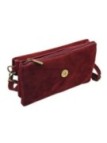 Soleil Chic Pochette bandoulière Camomille Rouge Nubuck