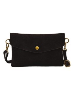 Soleil Chic Pochette bandoulière Camomille Chocolat Nubuck