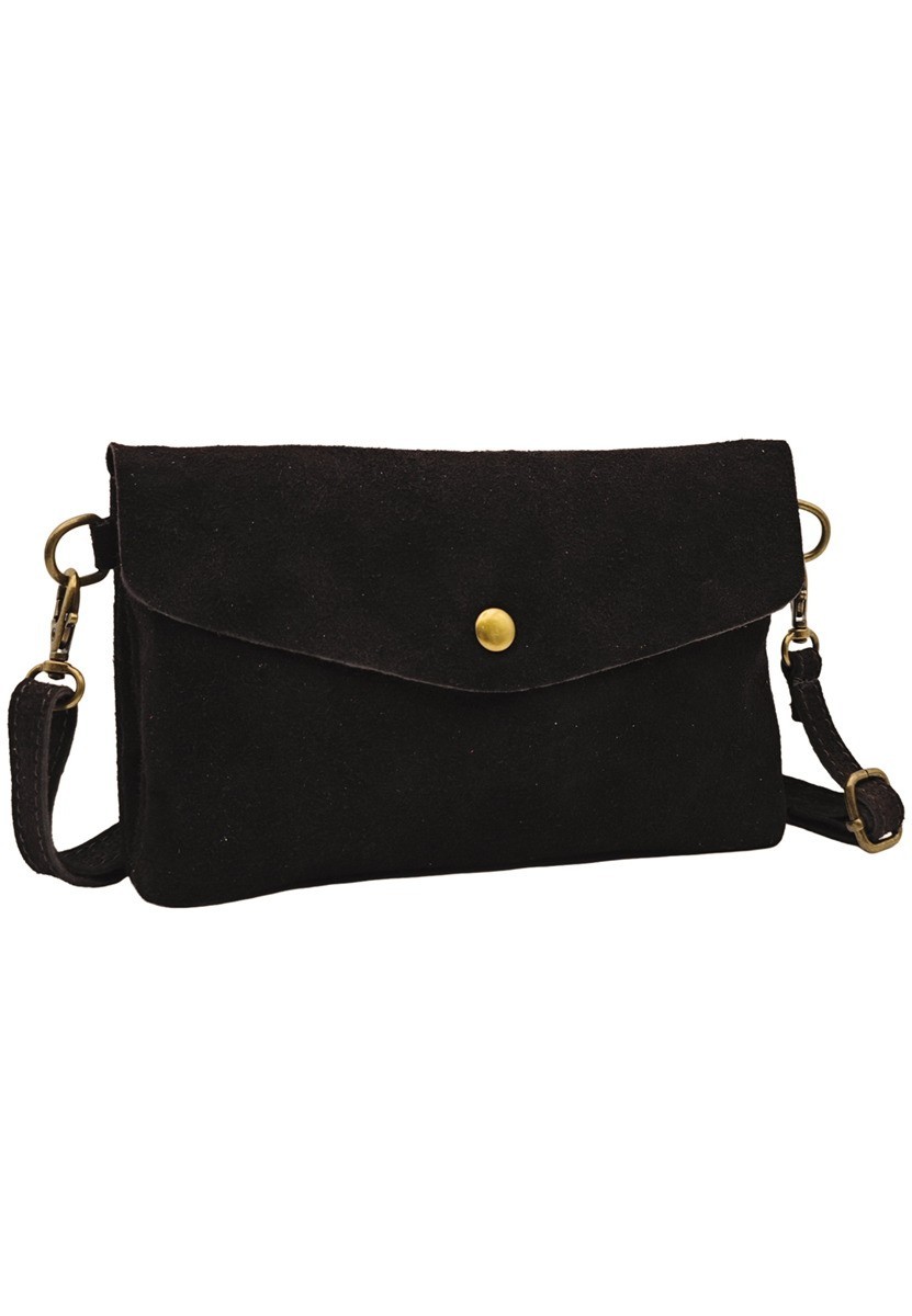 Soleil Chic Pochette bandoulière Camomille Chocolat Nubuck