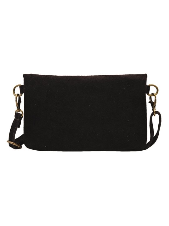 Soleil Chic Pochette bandoulière Camomille Chocolat Nubuck