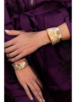 Bracelet Bangle APOLLON Métal Gold NAHUA