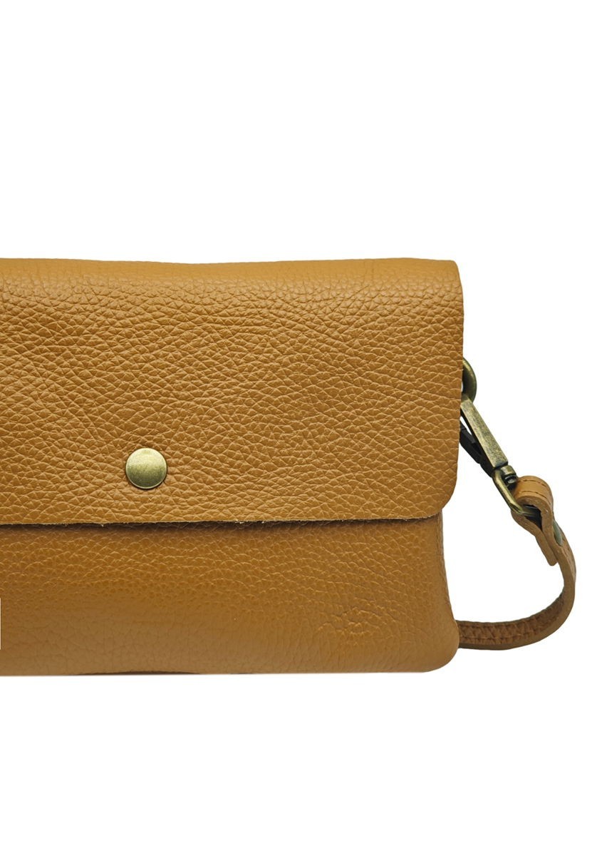 Soleil Chic Pochette bandoulière Camomille Large Camel