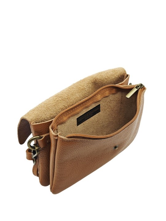 Soleil Chic Pochette bandoulière Camomille Large Camel