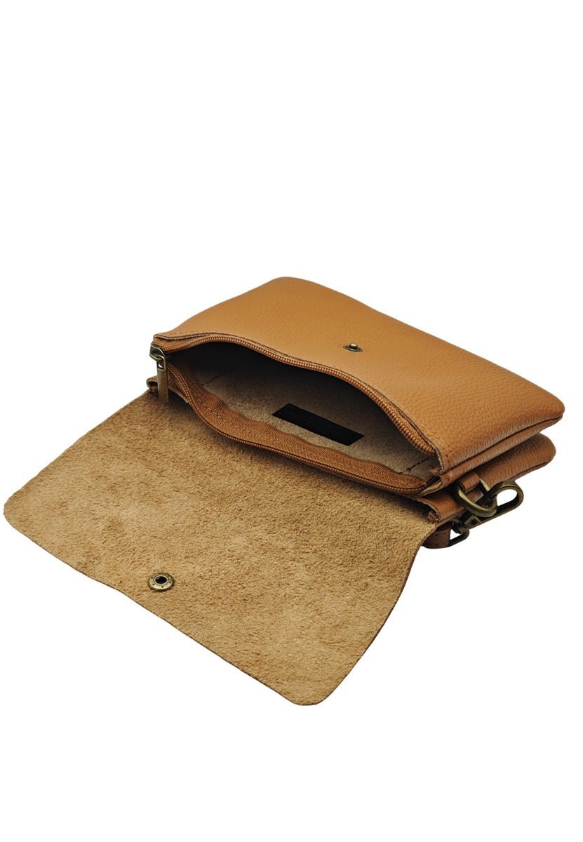 Soleil Chic Pochette bandoulière Camomille Large Camel