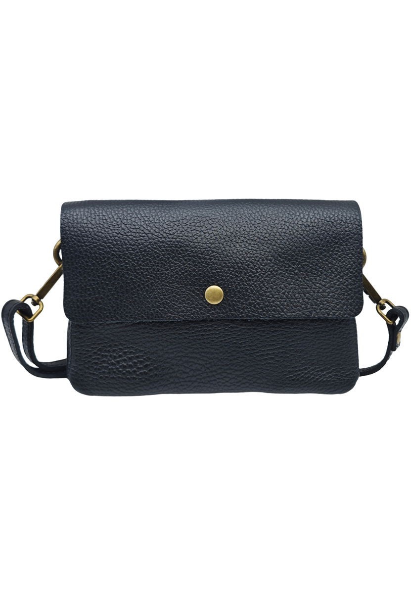 Soleil Chic Pochette bandoulière Camomille Large Noir