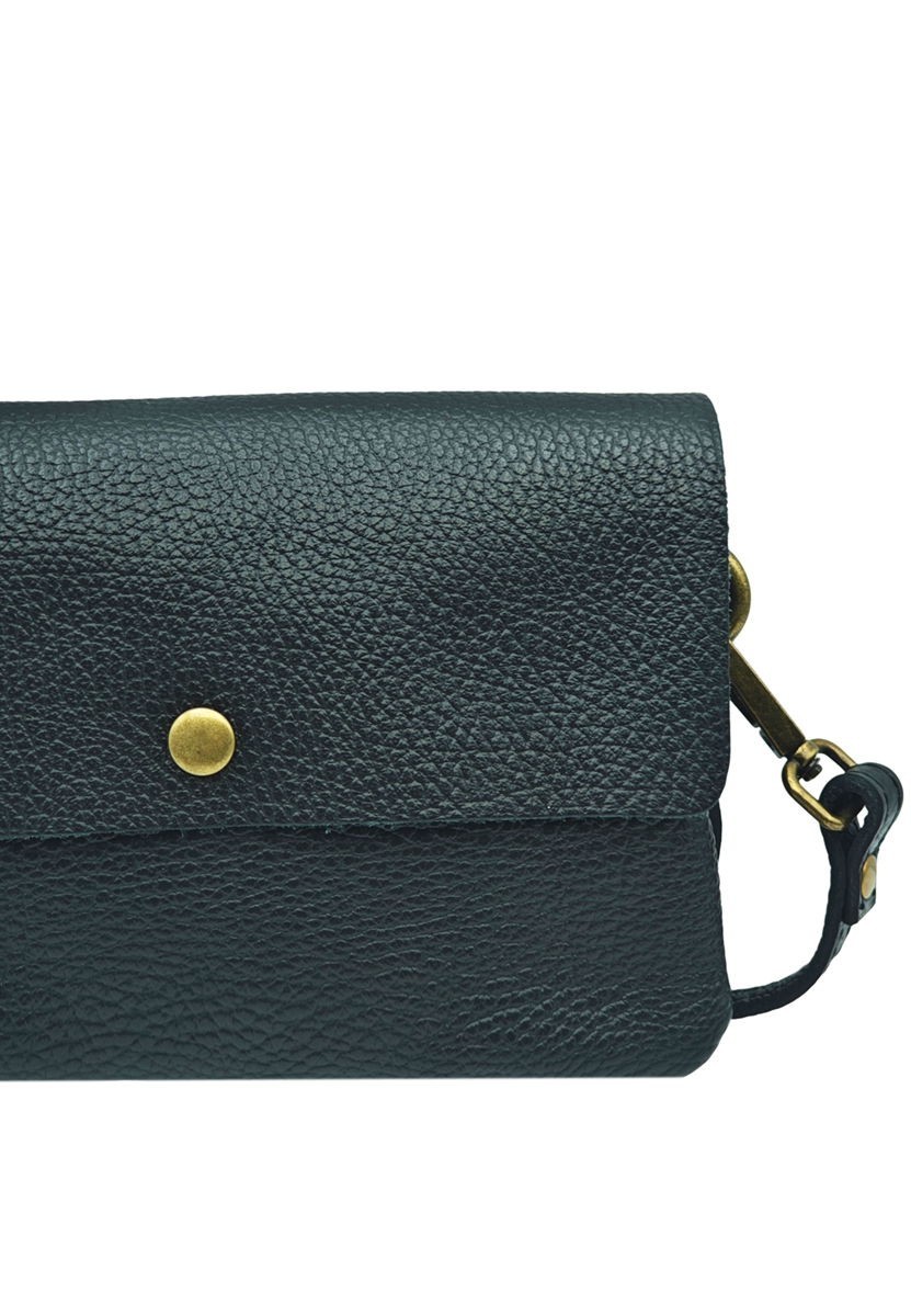 Soleil Chic Pochette bandoulière Camomille Large Noir