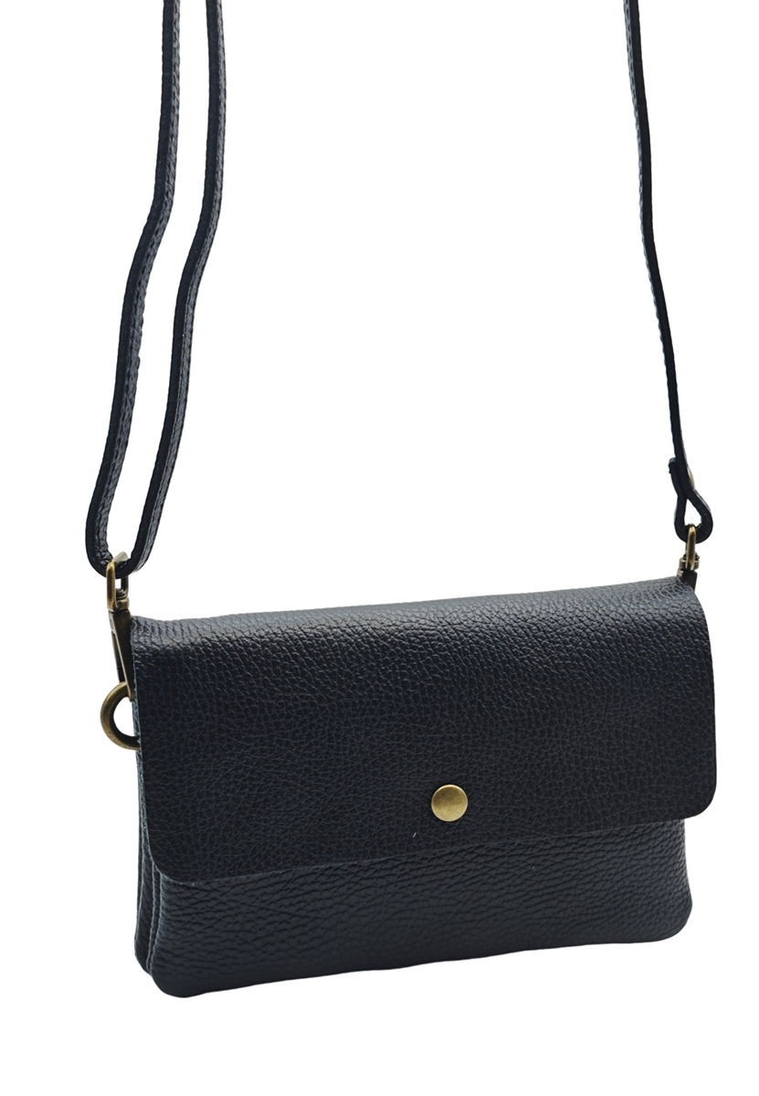 Soleil Chic Pochette bandoulière Camomille Large Noir