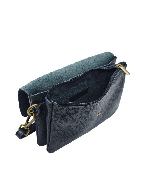 Soleil Chic Pochette bandoulière Camomille Large Noir