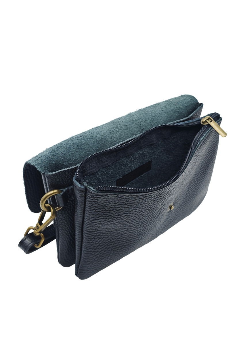 Soleil Chic Pochette bandoulière Camomille Large Noir