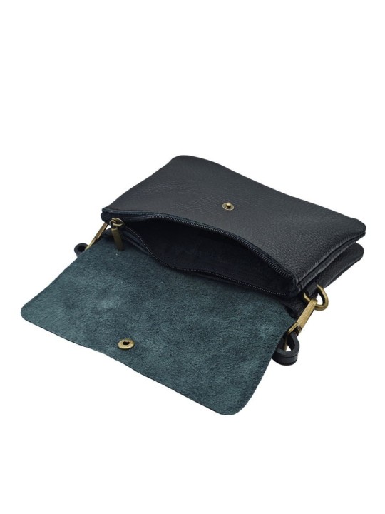 Soleil Chic Pochette bandoulière Camomille Large Noir