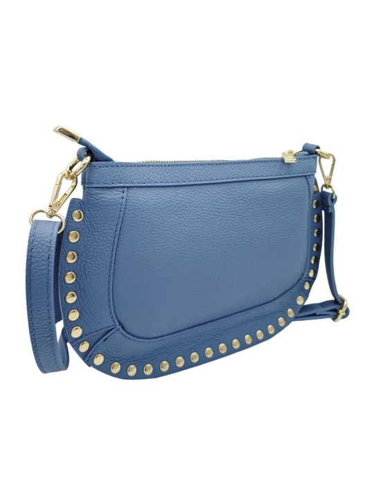 Soleil Chic Pochette Bandouliere Cloute Bleu Ciel