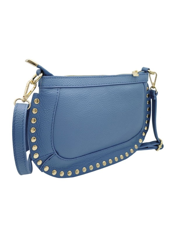 Soleil Chic Pochette Bandouliere Cloute Bleu Ciel