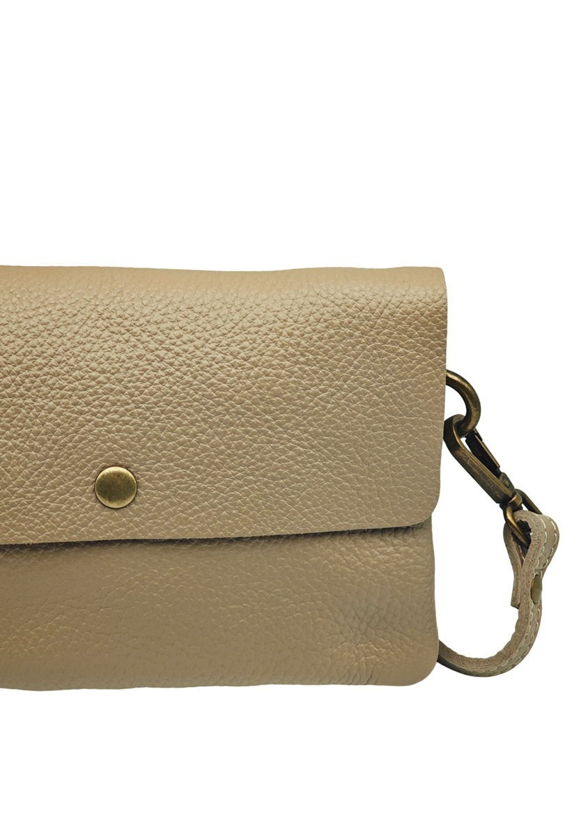 Soleil Chic Pochette bandoulière Camomille Large Taupe