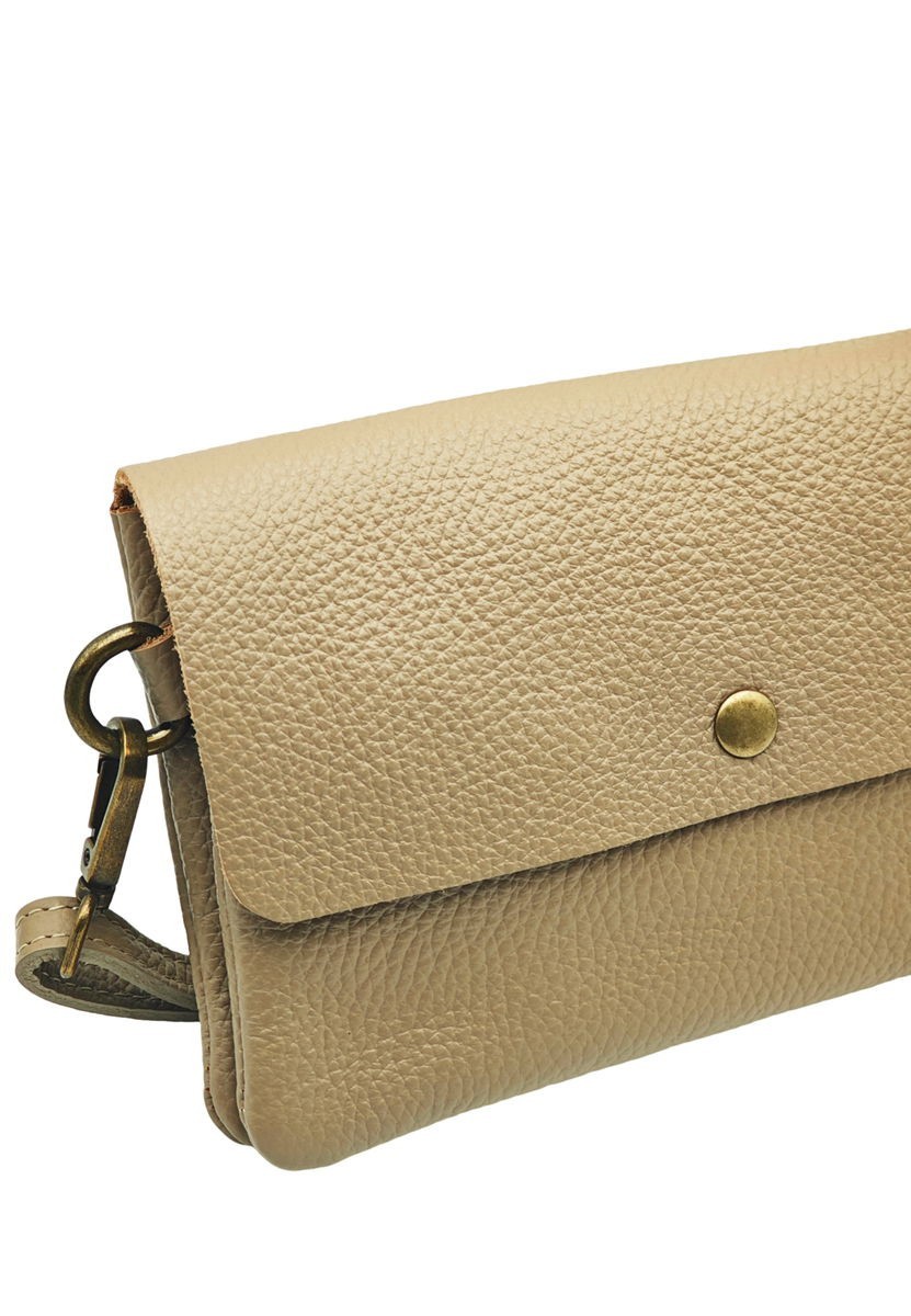 Soleil Chic Pochette bandoulière Camomille Large Taupe